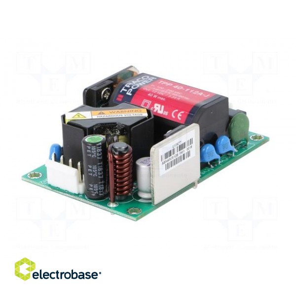 Power supply: switched-mode | open | 40W | 120÷370VDC | 85÷264VAC image 2