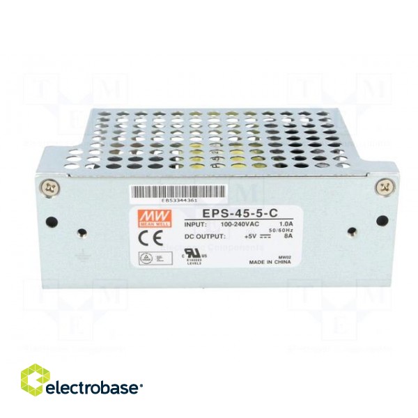 Power supply: switched-mode | open | 40W | 120÷370VDC | 85÷264VAC image 7