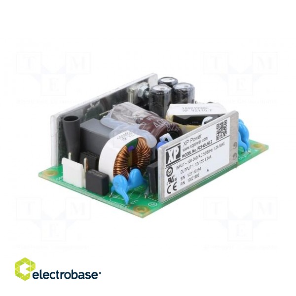 Power supply: switched-mode | open | 40W | 80÷264VAC | OUT: 1 | 12VDC image 2