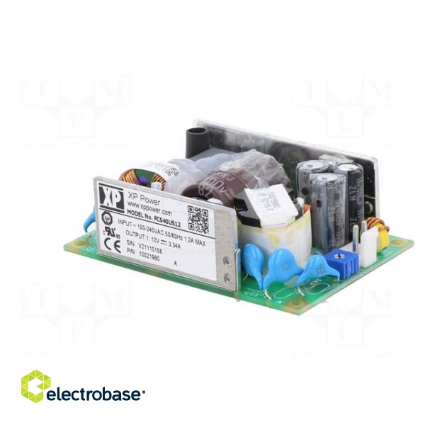 Power supply: switched-mode | open | 40W | 80÷264VAC | OUT: 1 | 12VDC image 4