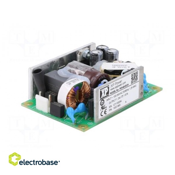 Power supply: switched-mode | open | 40W | 80÷264VAC | OUT: 1 | 24VDC image 2