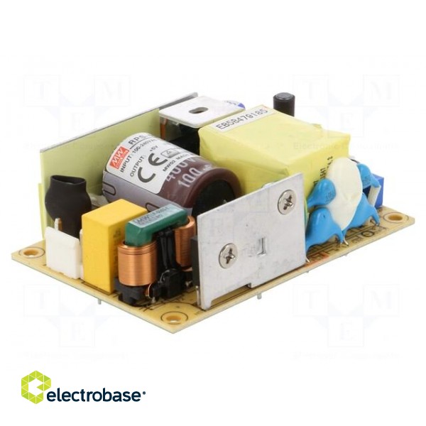 Power supply: switched-mode | open | 40W | 80÷264VAC | OUT: 1 | 8A | 83% image 1