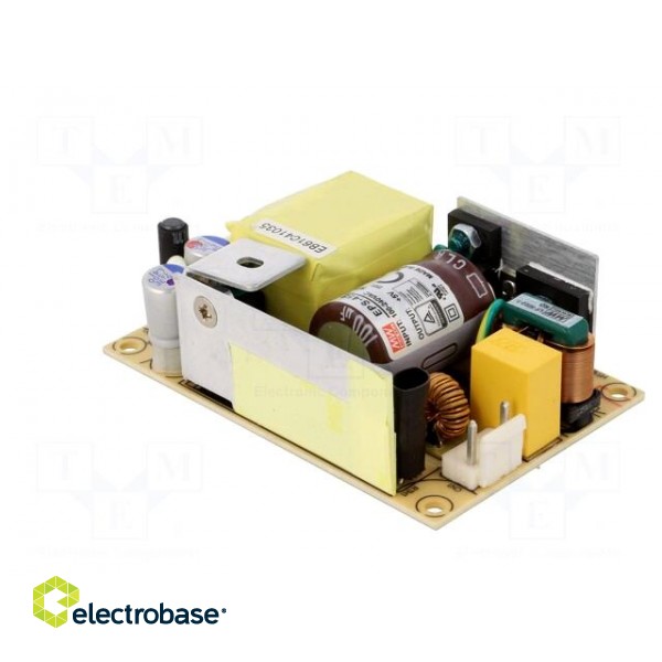 Power supply: switched-mode | open | 40W | 80÷264VAC | OUT: 1 | 8A | 83% image 4