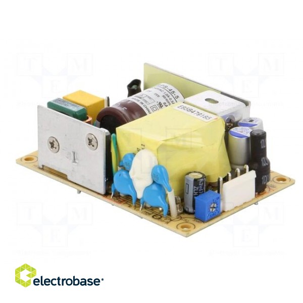 Power supply: switched-mode | open | 40W | 80÷264VAC | OUT: 1 | 5VDC paveikslėlis 4