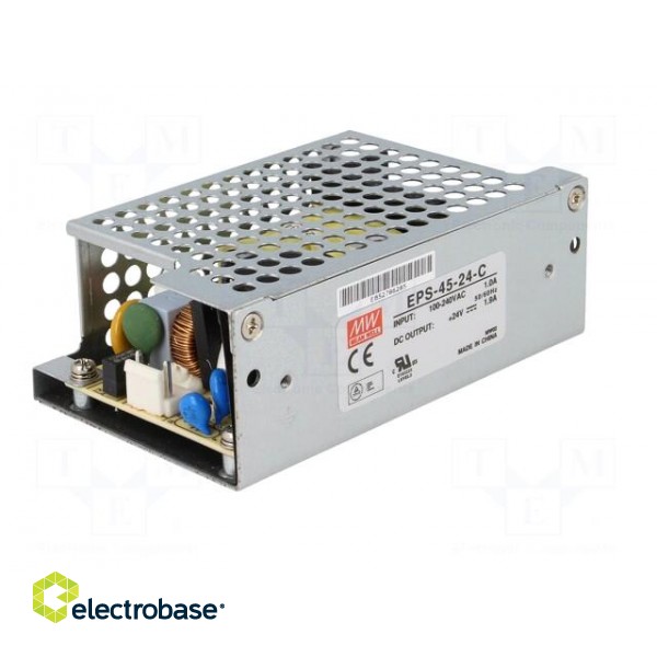 Power supply: switched-mode | open | 45.6W | 120÷370VDC | 85÷264VAC image 2