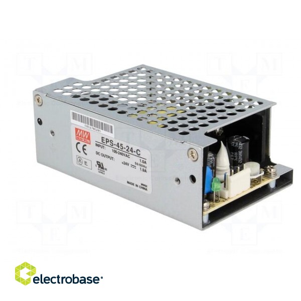Power supply: switched-mode | open | 45.6W | 120÷370VDC | 85÷264VAC image 4