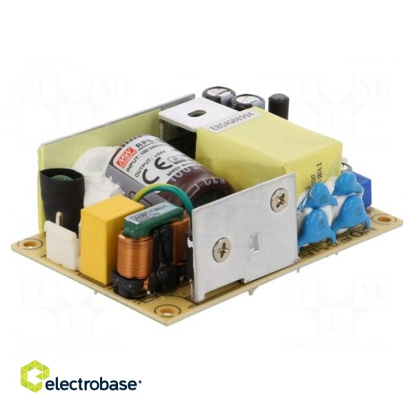Power supply: switched-mode | open | 45.6W | 80÷264VAC | OUT: 1 | 1.9A paveikslėlis 1
