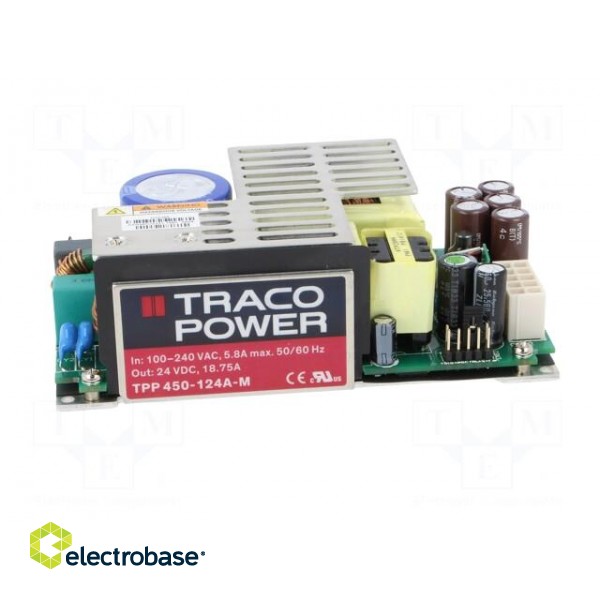 Power supply: switched-mode | open | 450W | 120÷370VDC | 85÷264VAC image 3