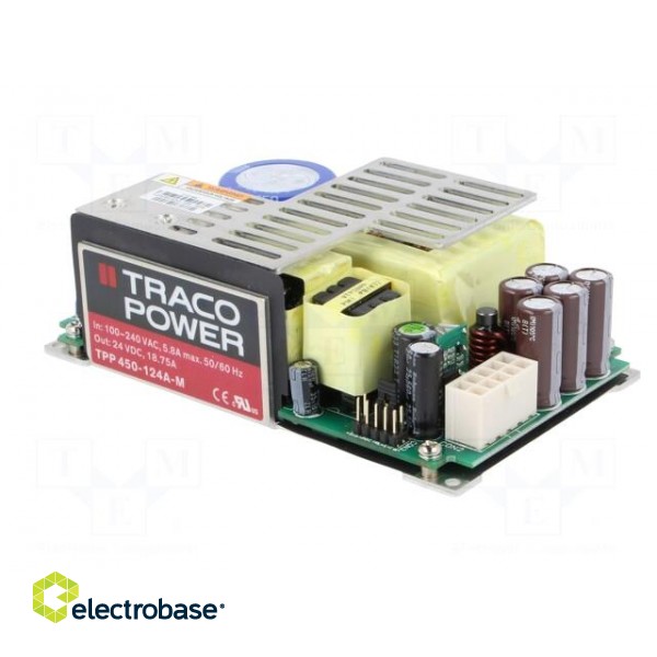 Power supply: switched-mode | open | 450W | 120÷370VDC | 85÷264VAC image 4