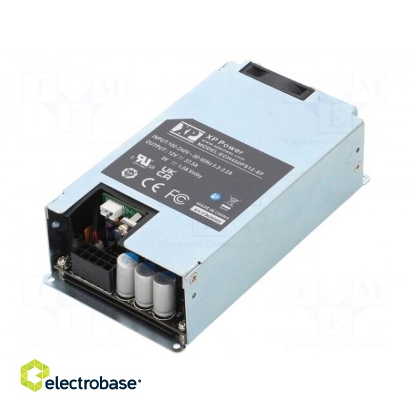 Power supply: switched-mode | open | 450W | 90÷264VAC | OUT: 2 | 12VDC image 1