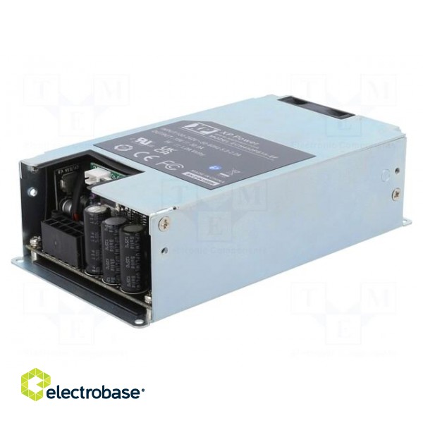 Power supply: switched-mode | open | 450W | 90÷264VAC | OUT: 2 | 15VDC image 1