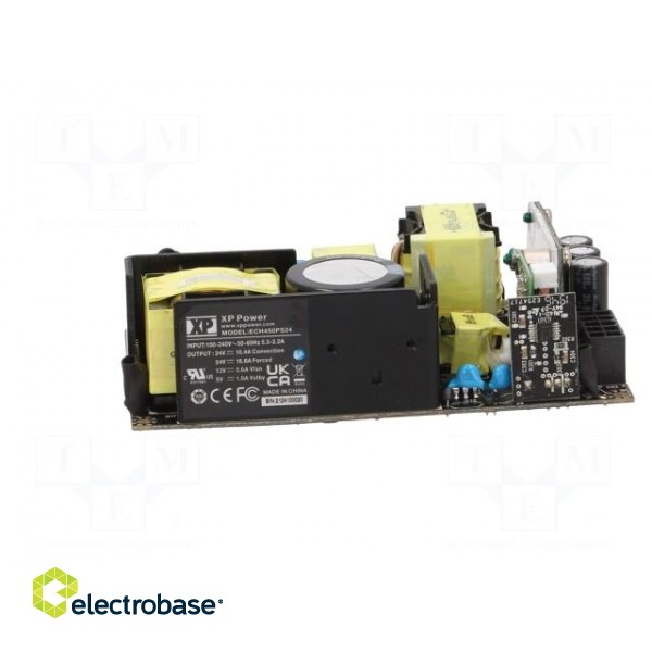 Power supply: switched-mode | open | 450W | 90÷264VAC | OUT: 2 | 24VDC фото 3