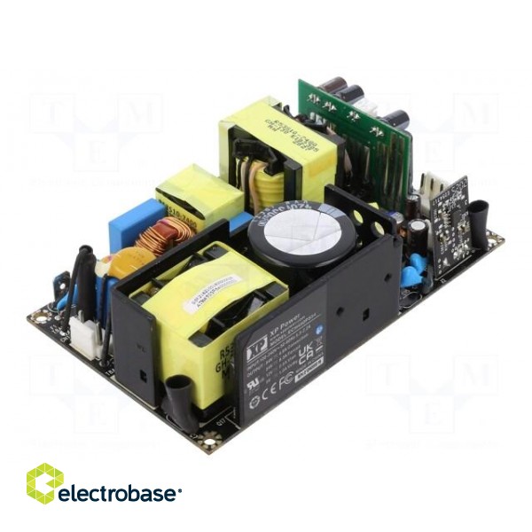 Power supply: switched-mode | open | 450W | 90÷264VAC | OUT: 2 | 54VDC image 1