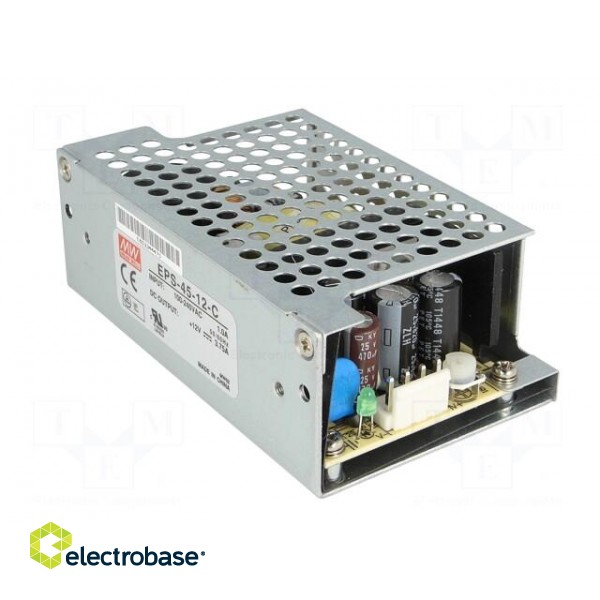 Power supply: switched-mode | open | 45W | 120÷370VDC | 85÷264VAC фото 4