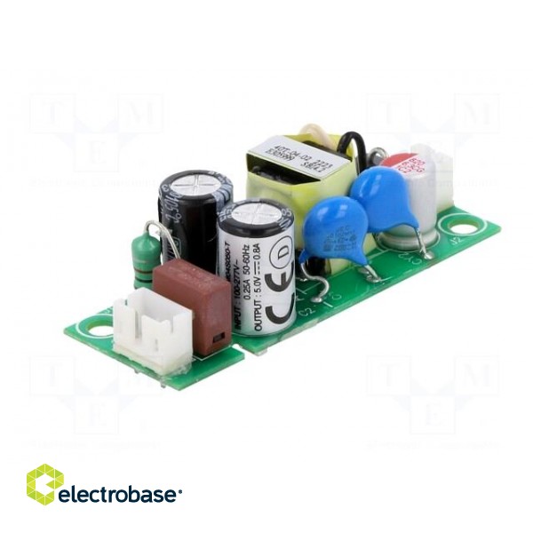 Power supply: switched-mode | open | 4W | 120÷431VDC | 85÷305VAC | 0.8A image 2