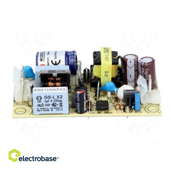 Power supply: switched-mode | open | 5.4W | 120÷370VDC | 85÷264VAC paveikslėlis 7