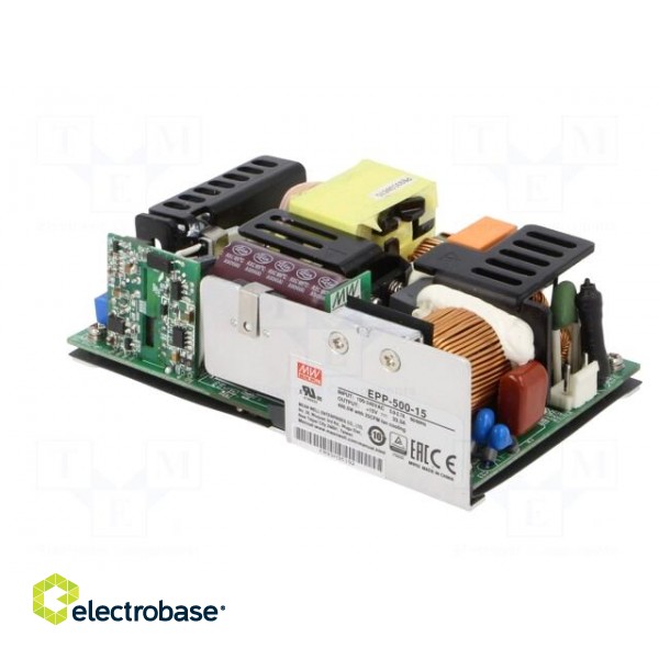 Power supply: switched-mode | open | 500W | 127÷370VDC | 90÷264VAC image 4