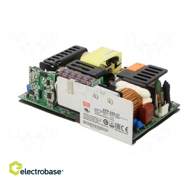 Power supply: switched-mode | open | 500W | 127÷370VDC | 90÷264VAC фото 4
