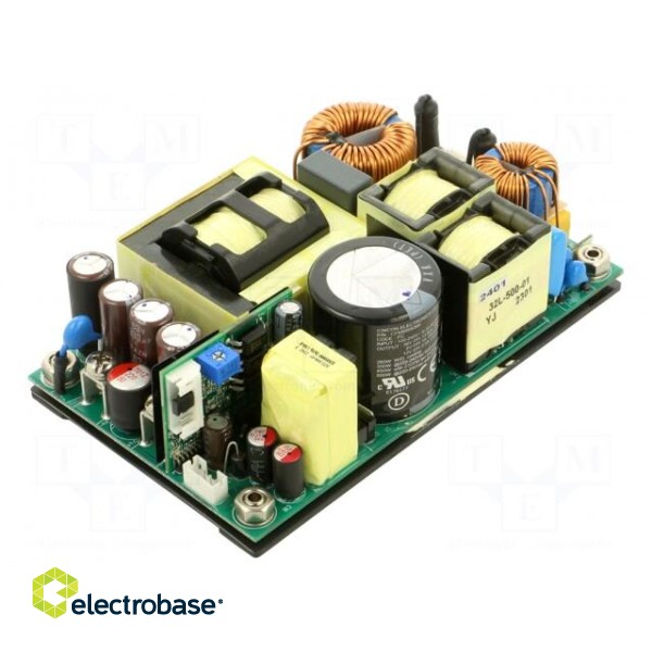 Power supply: switched-mode | open | 500W | 80÷264VAC | 36VDC | 10.56A