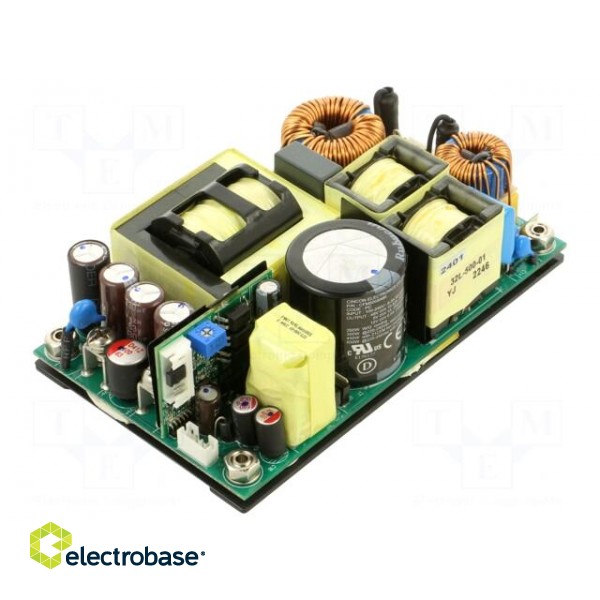 Power supply: switched-mode | open | 500W | 80÷264VAC | 48VDC | 7.92A