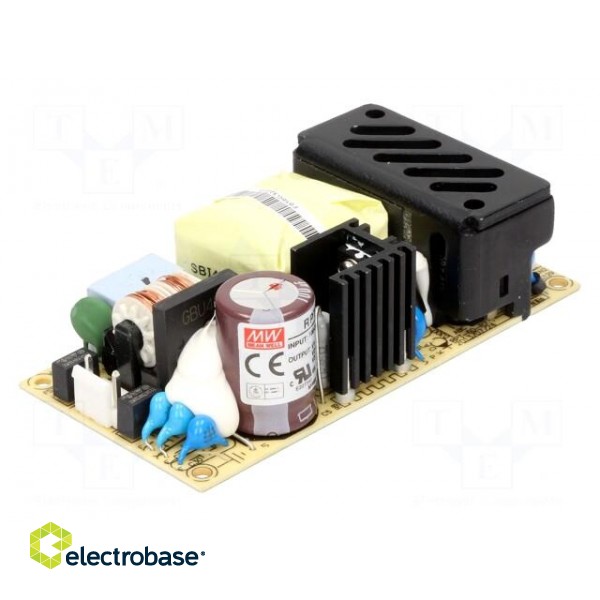 Power supply: switched-mode | open | 50W | 127÷370VDC | 90÷264VAC image 1