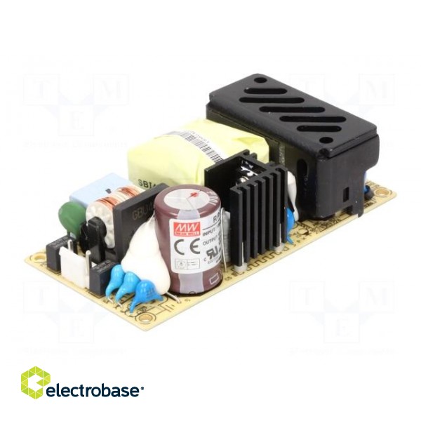 Power supply: switched-mode | open | 50W | 127÷370VDC | 90÷264VAC image 2