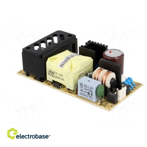 Power supply: switched-mode | open | 53.5W | 127÷370VDC | 90÷264VAC фото 4