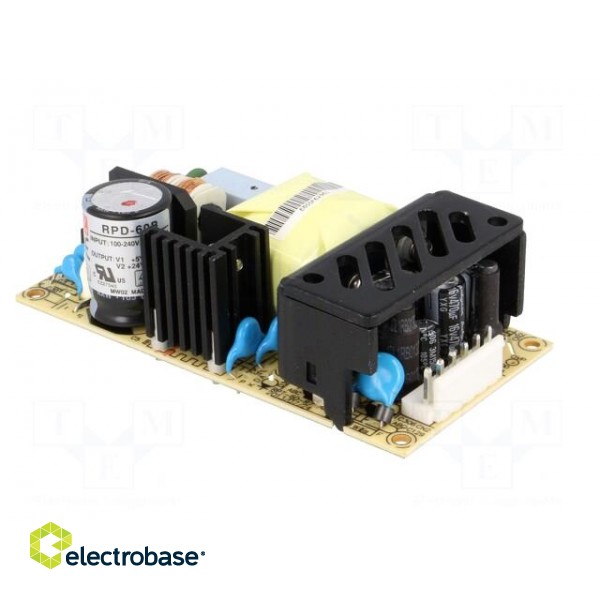 Power supply: switched-mode | open | 53.5W | 127÷370VDC | 90÷264VAC фото 8