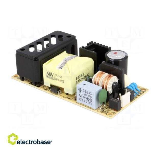 Power supply: switched-mode | open | 53.5W | 127÷370VDC | 90÷264VAC фото 4