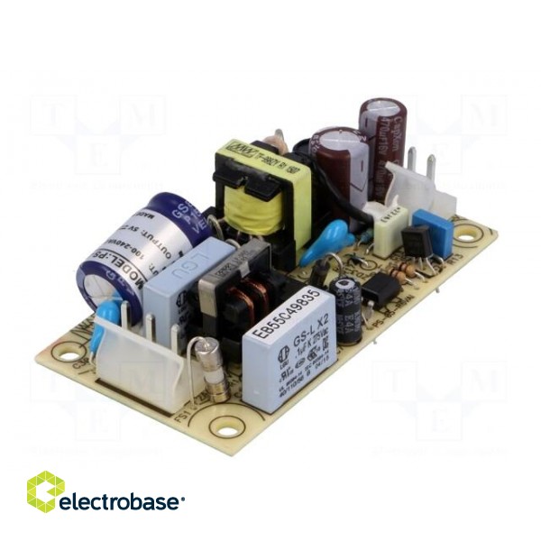 Power supply: switched-mode | open | 5W | 120÷370VDC | 85÷264VAC | 1A paveikslėlis 6