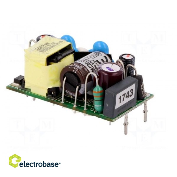 Converter: AC/DC | 5W | 80÷264VAC | 12VDC | Iout: 420mA | OUT: 1 | 80% | PCB image 8