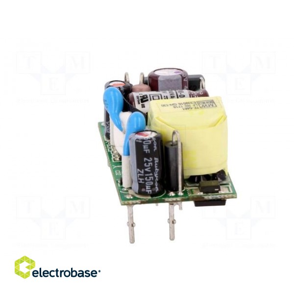 Power supply: switched-mode | open | 5W | 80÷264VAC | OUT: 1 | 15VDC image 5