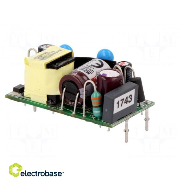 Power supply: switched-mode | open | 5W | 80÷264VAC | OUT: 1 | 15VDC image 8