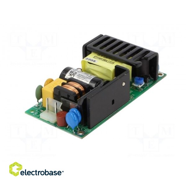 Power supply: switched-mode | open | 60W | 120÷370VDC | 90÷264VAC фото 2