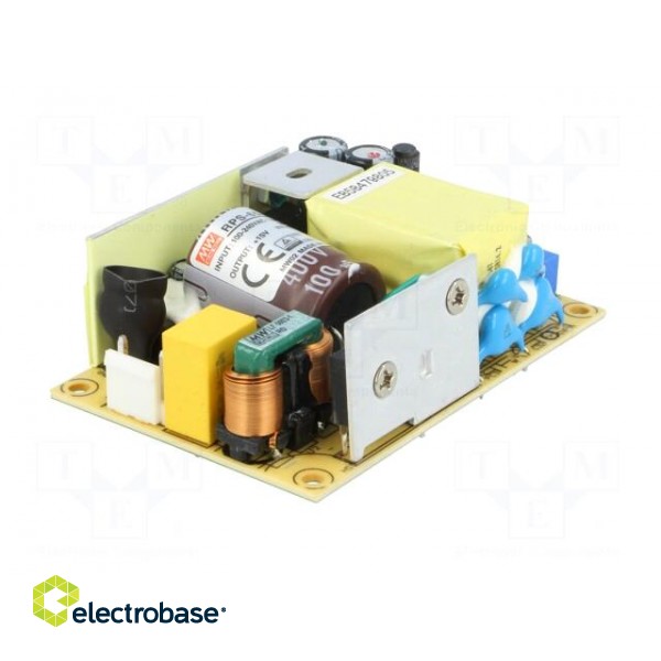 Power supply: switched-mode | open | 65.1W | 80÷264VAC | OUT: 1 | 15VDC фото 2