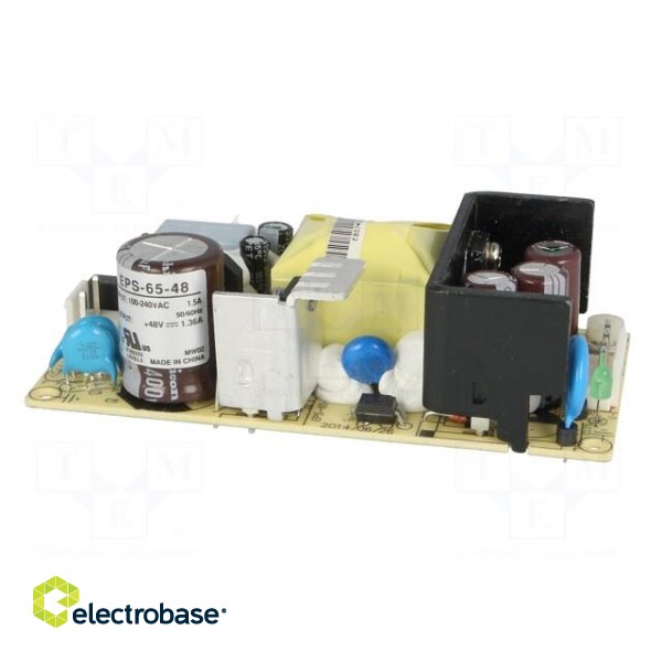 Power supply: switched-mode | open | 65.28W | 120÷370VDC | 85÷264VAC image 3