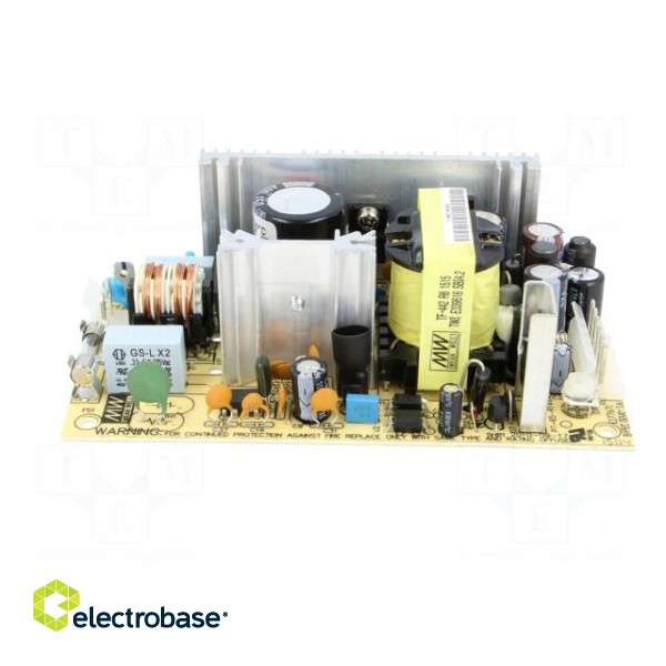 Power supply: switched-mode | open | 65W | 120÷370VDC | 90÷264VAC paveikslėlis 3