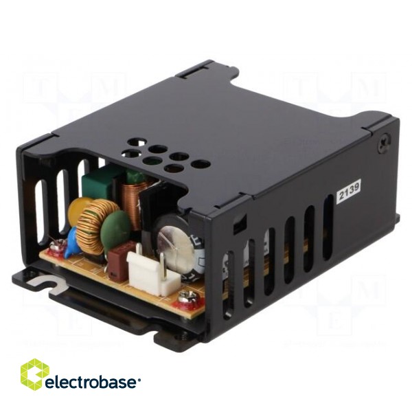 Power supply: switched-mode | open | 70W | 90÷264VAC | 12VDC | 5.8A image 1