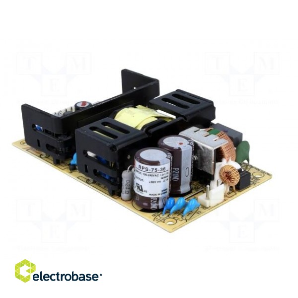 Power supply: switched-mode | open | 75.6W | 127÷370VDC | 90÷264VAC фото 4