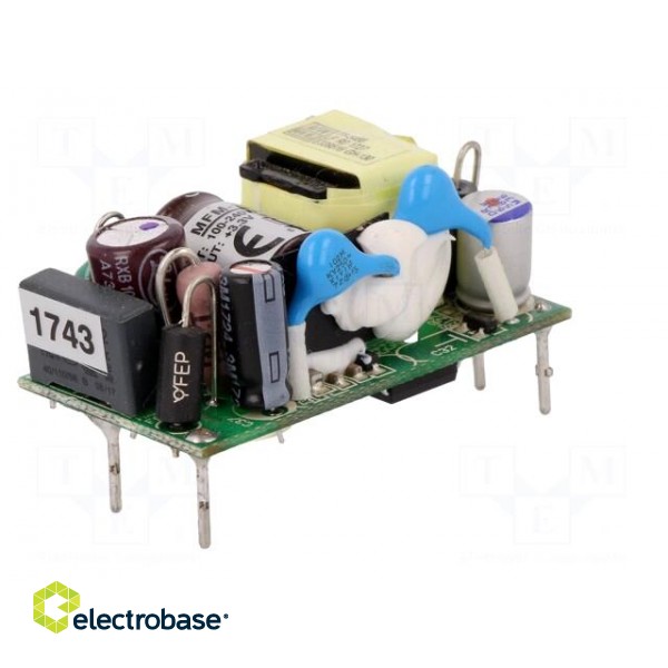 Power supply: switched-mode | open | 8W | 80÷264VAC | OUT: 1 | 3.3VDC image 2