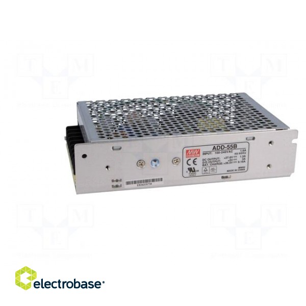 Power supply: buffer | modular | 55.12W | 27.6VDC | 159x97x38mm | 5VDC paveikslėlis 3