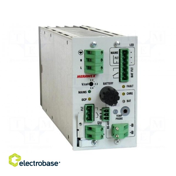 Power supply: buffer | for building in,modular | 125W | 12VDC | 10A