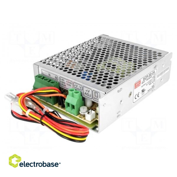 Power supply: buffer | for building in,modular | 49.7W | 27.6VDC фото 1