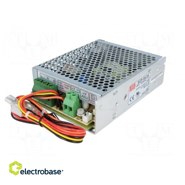 Power supply: buffer | for building in,modular | 49.7W | 27.6VDC фото 2