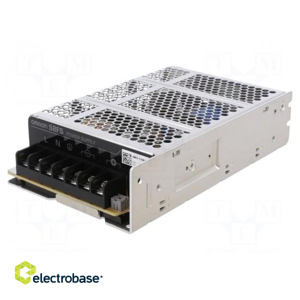 Power supply: switching | for building in | 100W | 15VDC | 7A | OUT: 1 фото 1