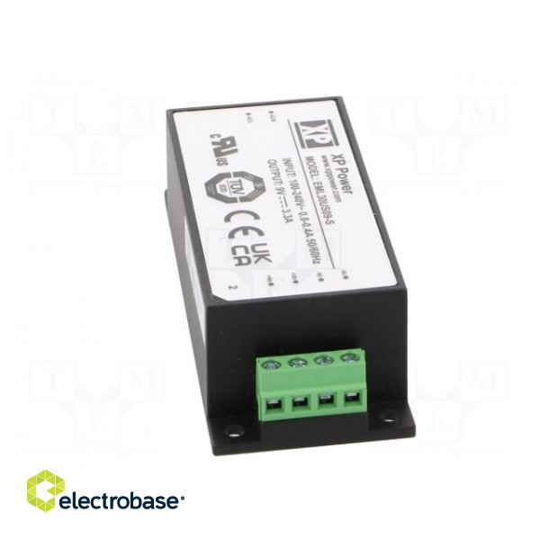 Power supply: switching | for building in | 30W | 9VDC | 3.33A | OUT: 1 image 5