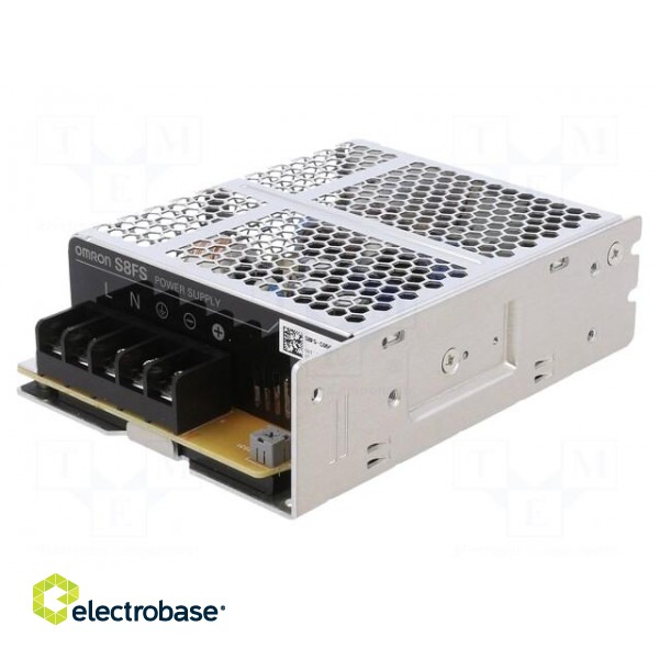 Power supply: switched-mode | for building in | 50W | 5VDC | 10A | 80% фото 1