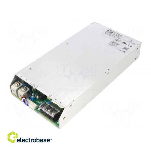 Power supply: switched-mode | for building in | 800W | 24VDC | 33.5A paveikslėlis 1
