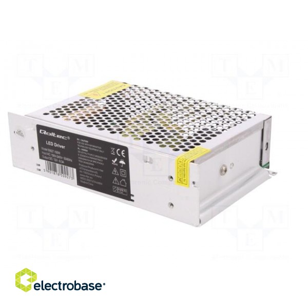 Power supply: switched-mode | LED | 100W | 12VDC | 10.8÷13.2VDC | 8.3A фото 4