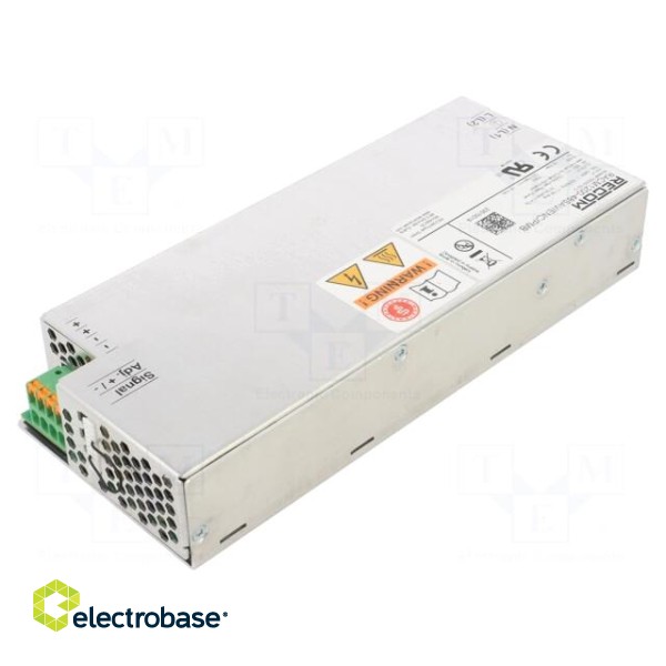 Power supply: switched-mode | for building in | 1000W | 48VDC | 25A paveikslėlis 2